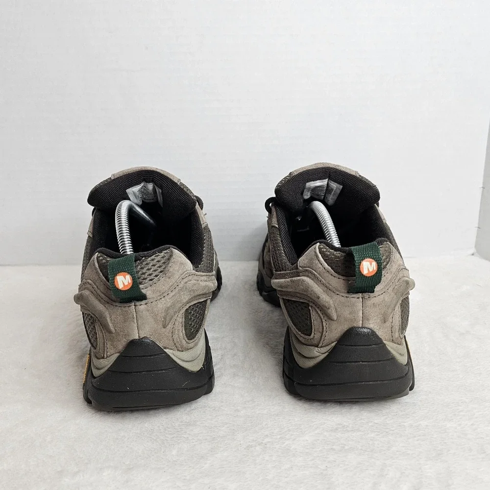 Merrell Moab 2 Vent Hiking Shoes Walnut Mens Size 11.5 Suede Mesh Vibram Sole